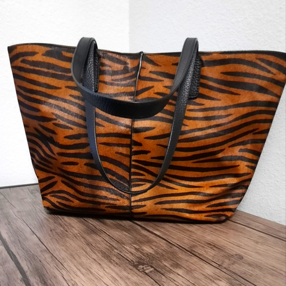 Chico's Tiger Tote